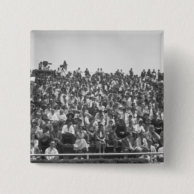 Macaron Carré 5 Cm Spectateurs (Devant)