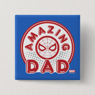 Macaron Carré 5 Cm Spider-Man   Papa Extraordinaire