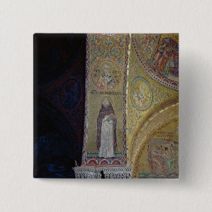 Macaron Carré 5 Cm St Dominic et Saint-Nicolas, mosaïque dans