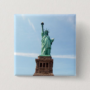Macaron Carré 5 Cm Statue de bouton de liberté