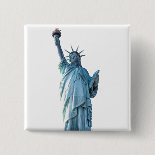 Macaron Carré 5 Cm Statue de la Liberté New York City