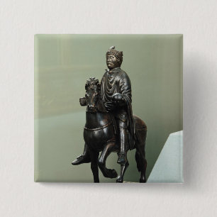 Macaron Carré 5 Cm Statue équestre de Charlemagne