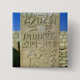 Macaron Carré 5 Cm Stele de vieux royaume d'Unas
