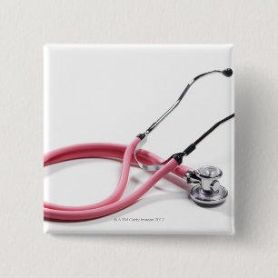 Macaron Carré 5 Cm Stethoscope rose