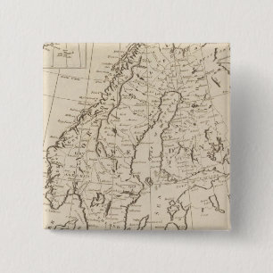 Macaron Carré 5 Cm Suède, Danemark, Norvège et Finlande 3