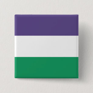Macaron Carré 5 Cm Suffragette Flag