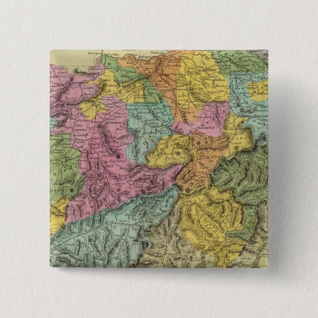 Macaron Carré 5 Cm Suisse 6 (Devant)