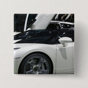 Macaron Carré 5 Cm SUISSE, GENÈVE : 75e édition annuelle de l'Auto-