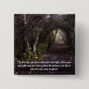 Macaron Carré 5 Cm Suivez votre propre goupille de chemin