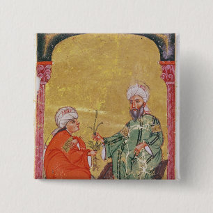 Macaron Carré 5 Cm Sultan Ahmet III avec un de ses disciples