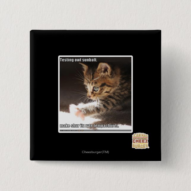 Macaron Carré 5 Cm Sunbaff d'owt d'essai (Devant)