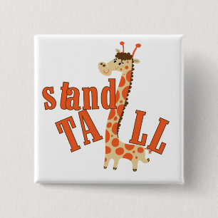Macaron Carré 5 Cm Support de girafe grand