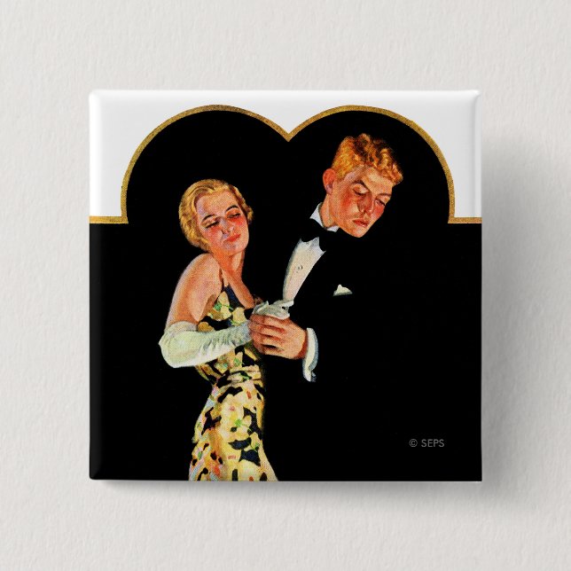 Macaron Carré 5 Cm Suspendante perdue (Devant)