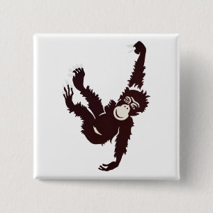 Macaron Carré 5 Cm Suspendre le singe