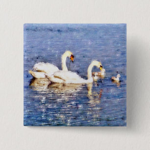 MACARON CARRÉ 5 CM SWANS
