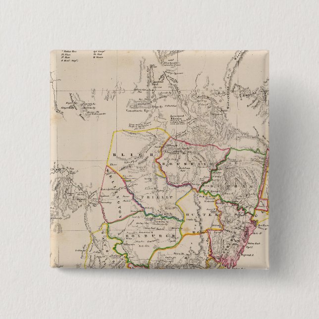 Macaron Carré 5 Cm Sydney Australie (Devant)