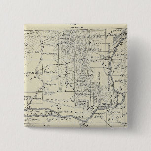 Macaron Carré 5 Cm T21S R29E Carte de la section du comté de Tulare
