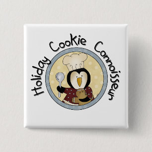 Macaron Carré 5 Cm T-shirts et cadeaux de Cookie Penguin Connoisseur