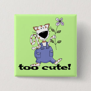 Macaron Carré 5 Cm T-shirts et cadeaux trop mignons de chat de Kitty