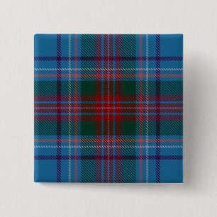 Macaron Carré 5 Cm Tartan irlandais du comté de Louth