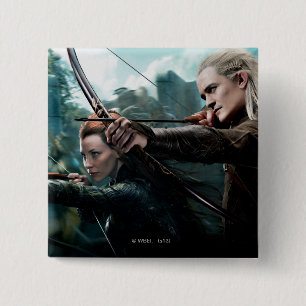 Macaron Carré 5 Cm TAURIEL™ et LEGOLAS GREENLEAF™