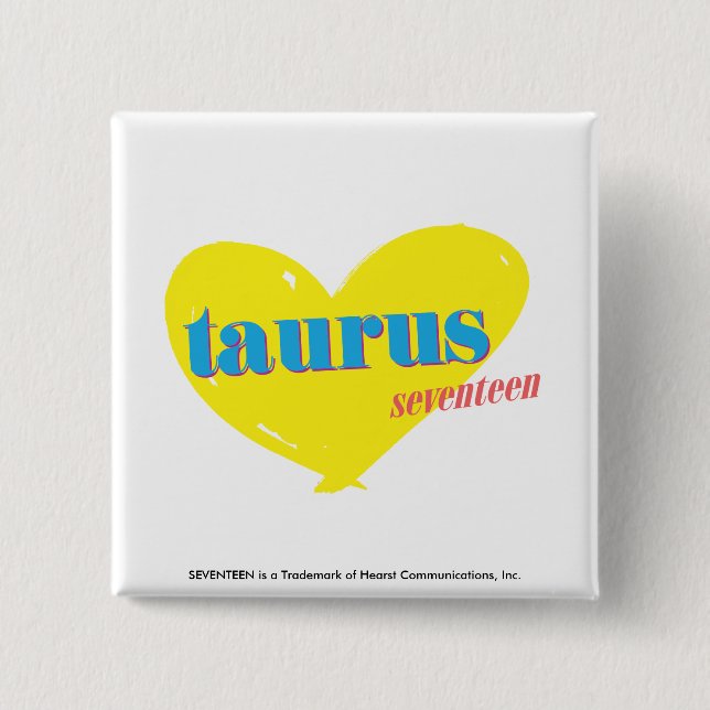 Macaron Carré 5 Cm Taurus 3 (Devant)
