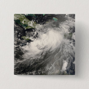 Macaron Carré 5 Cm Tempête tropicale Gustav dans la mer des Caraïbes