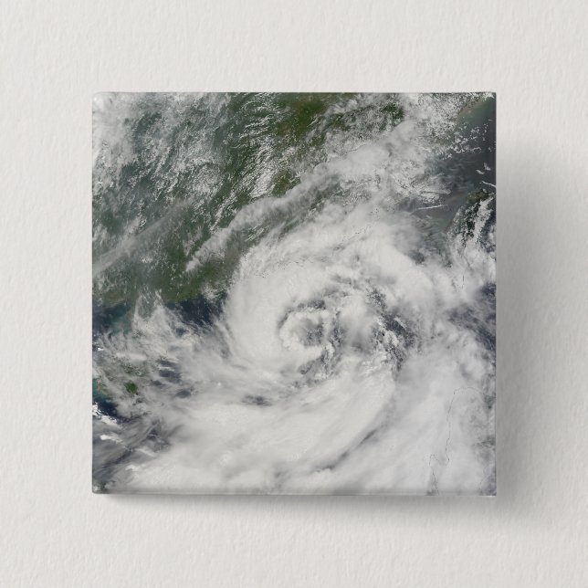 Macaron Carré 5 Cm Tempête tropicale Kammuri (Devant)