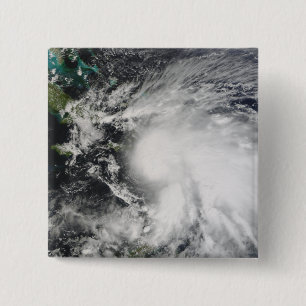 Macaron Carré 5 Cm Tempête tropicale Noel au-dessus du Haïti