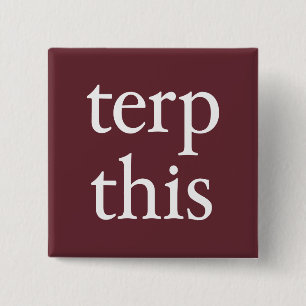 Macaron Carré 5 Cm Terp ce bouton foncé