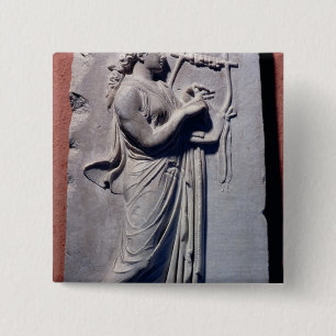 Macaron Carré 5 Cm Terpsichore, la muse de la danse et de la chanson