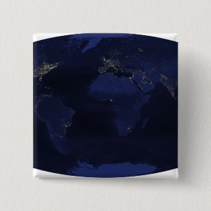 Macaron Carré 5 Cm TerreàĂÂââÂs lumières nocturnes générées par l'hom