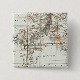 Macaron Carré 5 Cm Territoire Du Nouveau-Mexique