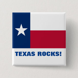 MACARON CARRÉ 5 CM TEXAS ROCKS !