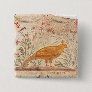 Macaron Carré 5 Cm thermopolium dépeignant Phoenix et inscription