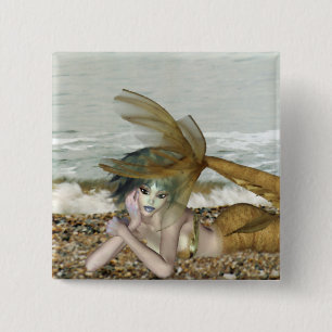 Macaron Carré 5 Cm Thinking of You Button