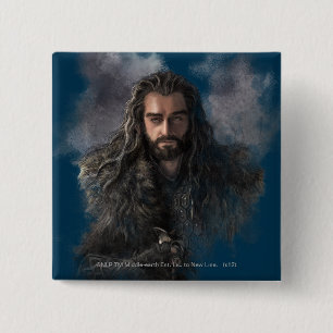 Macaron Carré 5 Cm THORIN OAKENSHIELD™ Illustration