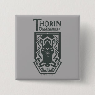 Macaron Carré 5 Cm THORIN OAKENSHIELD™ Shield Symbol
