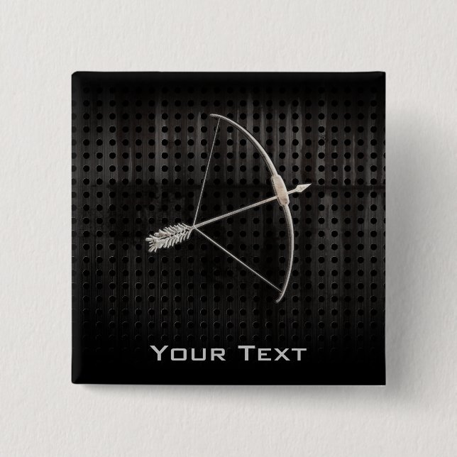 Macaron Carré 5 Cm Tir à l'arc frais (Devant)