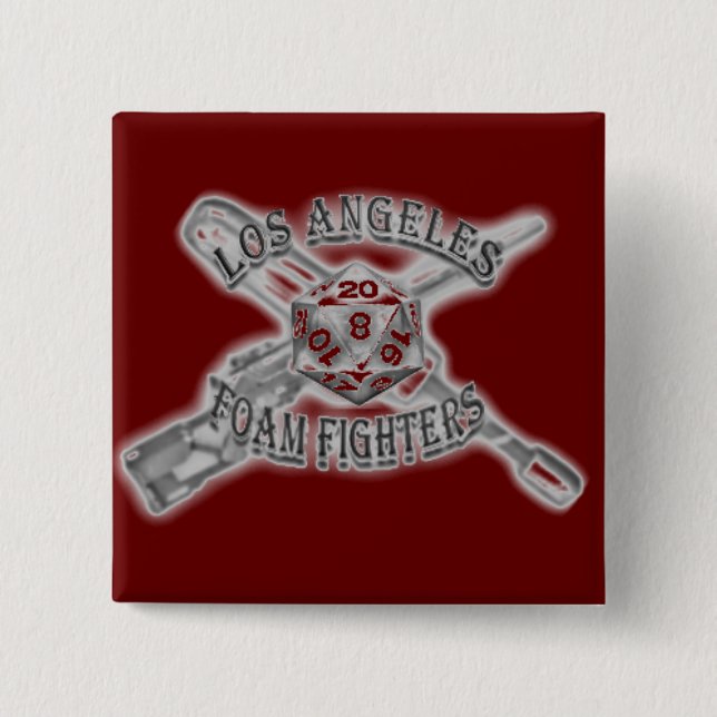 Macaron Carré 5 Cm Titre de LAFF : logo (Devant)