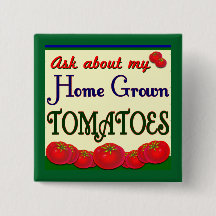 Tomates cultivées à la maison Drôle Slogan de jard