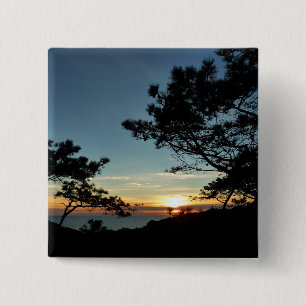 Macaron Carré 5 Cm Torrey Pine Sunset III California Landscape
