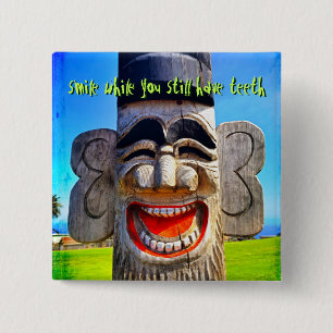 Macaron Carré 5 Cm Totum Bois Souriez Tandis Que Vous Avez Encore Cit