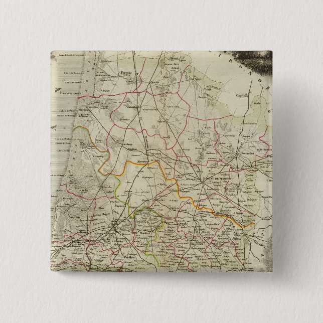 Macaron Carré 5 Cm Toute la santé (Devant)