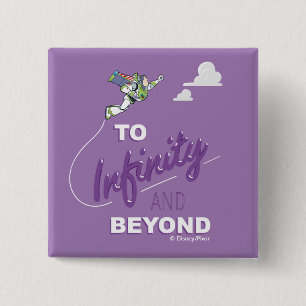 Macaron Carré 5 Cm Toy Story  Buzz Vol "À L'Infini Et Au-Delà"