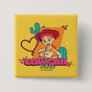 Macaron Carré 5 Cm Toy Story Jessie "Vibes de Cowgirl"