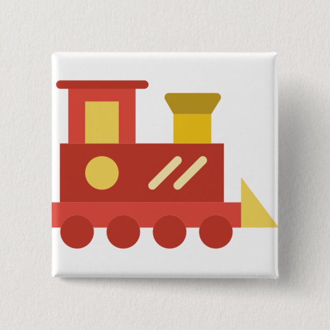 Macaron Carré 5 Cm train de jouets (Devant)