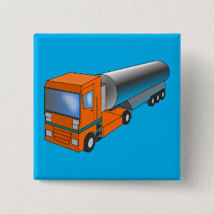 Macaron Carré 5 Cm Transporteur lourd de camion-citerne à gaz pour en