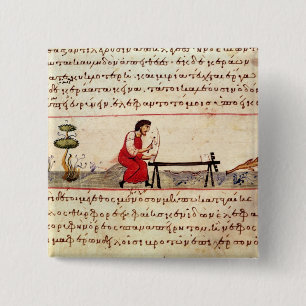 Macaron Carré 5 Cm Travail en ivoire traditionnel de Mme Grec 479