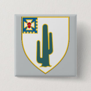 Macaron Carré 5 Cm trente-cinquième Régiment d'infanterie